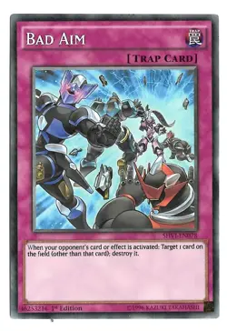 Bad Aim SHVI EN078 - Common - YuGiOh Card - 1st Edition - Image 1