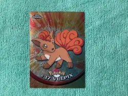 2000 Topps Chrome Pokemon Series 1 #37 Vulpix Base Card Nm/Mint - Image 4