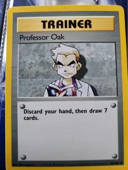 Professor Oak Trainer Base Set 88/102 Uncommon Pokemon Card - Image 1