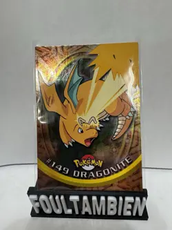 Pokemon 1998 Topps TV Animation Dragonite #149 Trading Card - Image 1