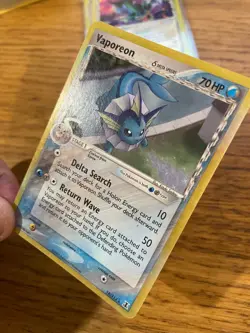 LP! Vaporeon (18/113) EX Delta Species Holo Pokemon Card! FAST P&P! - Image 4