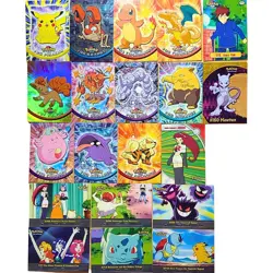Vintage 1999 Pokemon Topps Card Lot 20 Cards Charizard Pikachu Foils Episodes - Image 1