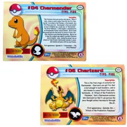 Vintage 1999 Pokemon Topps Card Lot 20 Cards Charizard Pikachu Foils Episodes - Image 5