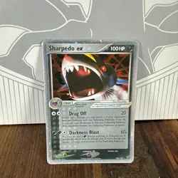 Pokemon TCG Sharpedo EX 104/107 Deoxys Holo Card - Image 1