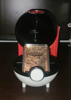 Pokemon 23k Gold Plated Pikachu Trading Card 1999 Red Box Burger King - Image 1