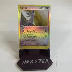 Pokemon Espeon 16/100 Reverse Holo Rare Card EX Sandstorm LP+ - Image 1