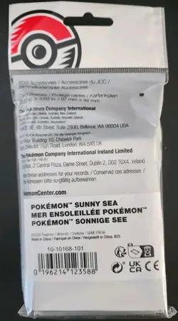 NEW - Pokemon TCG: Pokemon Sunny Sea Card Sleeves (65 Sleeves) (pokemon center) - Image 2