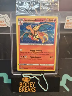 Special Delivery Charizard Still In Plastic SWSH075 SWSH: Promo Card Holo - Image 1