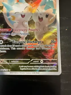 Pachirisu 084/078 AR Violet Ex Base sv1V Art Rare Japanese Pokemon Card US - Image 3