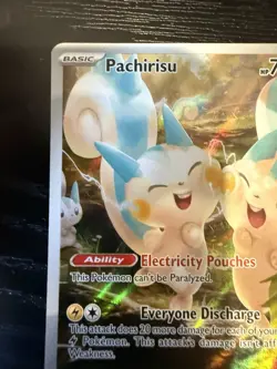 Pachirisu 084/078 AR Violet Ex Base sv1V Art Rare Japanese Pokemon Card US - Image 5