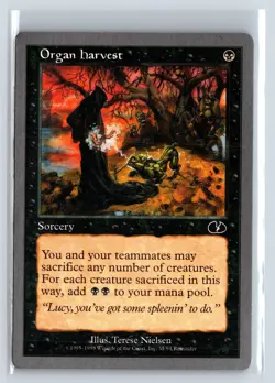 ORGAN HARVEST - MTG Magic the Gathering Card - Unglued - Common - Image 1