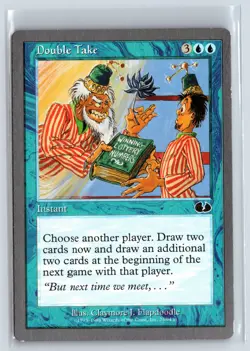 DOUBLE TAKE - MTG Magic the Gathering Card - Unglued - Common - Image 1