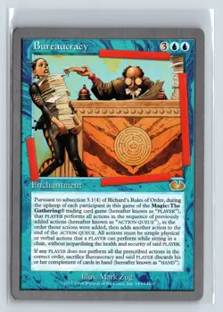 BUREAUCRACY - MTG Magic the Gathering Card - Unglued - Rare - Image 1