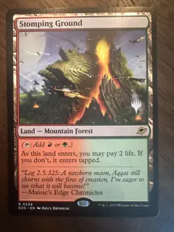 Stomping Ground : MTG / Edge of Eternities Promo #0258 / NM - Image 1