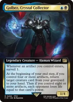 MTG English Golbez, Crystal Collector (Extended Art) NM Foil - Image 1