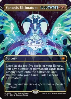 MTG English Genesis Ultimatum (Borderless) NM Normal Special Guests - Image 1