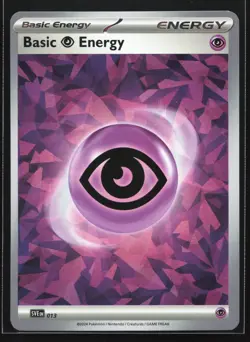 Pokemon Psychic Energy SVE 013 Stellar Crown Cracked Ice Holo NM - Image 1
