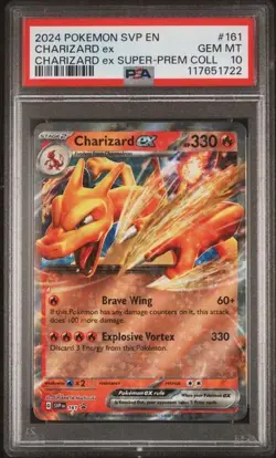 2024 POKEMON SVP SUPER-PREMIUM COLLECTION PROMO 161 - CHARIZARD EX - PSA 10 - Image 1