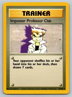 Imposter Professor Oak (73/102) Base Set Unlimited​ - Near Mint Pokemon TCG - Image 1