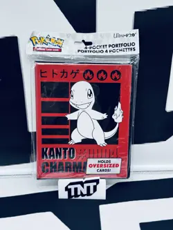 Ultra Pro Pokemon 4-Pocket Portfolio - CHARMANDER (80 Cards & 4 Oversize) - Image 1