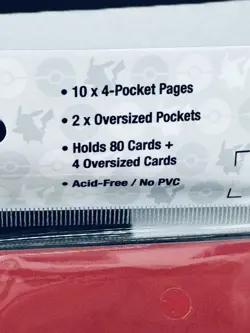 Ultra Pro Pokemon 4-Pocket Portfolio - CHARMANDER (80 Cards & 4 Oversize) - Image 3