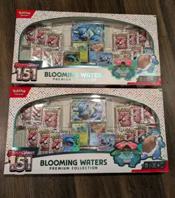 Pokemon 151 Blooming Waters Premium Collection - NEW, SEALED, SET OF 2 - Image 1
