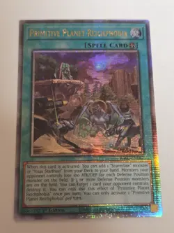 Primitive Planet Reichphobia RA02-EN067 Quarter Century Secret Rare Yugioh Mint - Image 1