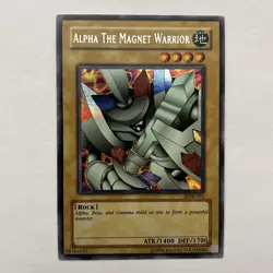 Yugioh! Alpha the Magnet Warrior - DOR-001 - Secret Rare - Unlimited Edition NM - Image 1