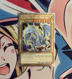 Blue-Eyes White Dragon RA04-EN108 Platinum Secret Rare Yugioh 1st Edition Mint - Image 1