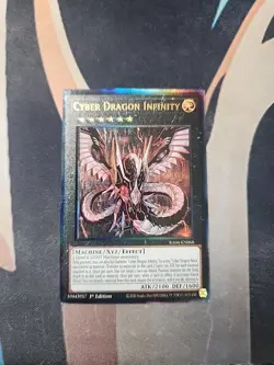 Cyber Dragon Infinity - Prismatic Ultimate Rare - RA04-EN068 1st Ed NM Yugioh - Image 1