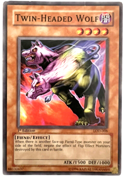 YuGiOh! - Twin-Headed Wolf - Common - Image 1