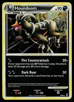 Pokemon Card - Houndoom Call of Legends 10/95 Holo Rare - Image 1