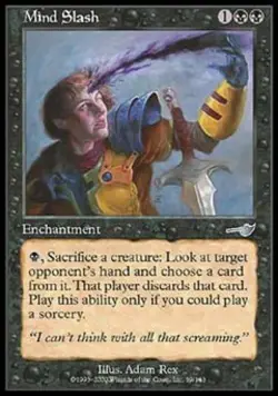 Mind Slash - Medium Play MTG Nemesis - Image 1
