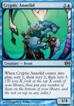 MTG magic cards 1x Cryptic Annelid - Foil Future Sight NM-Mint, English - Image 1
