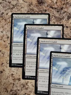 Darksteel Citadel X4 Modern Masters 2 2015 Edition MTG Unplayed NM Playset - Image 4