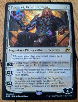 Tezzeret, Cruel Captain #2 (NM) Edge of Eternities EOE Planeswalker MTG Magic - Image 1