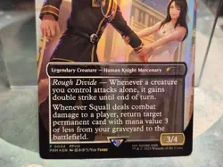 FOIL BORDERLESS PROMO 0002 Squall, SeeD Mercenary Final Fantasy FFVIII Card MTG - Image 3