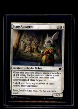 MTG Hare Apparent #15 Common Foundations - Image 1