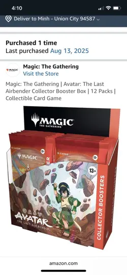 PRESALE Magic: The Gathering x Avatar Last Airbender Collector Booster Box MTG - Image 1