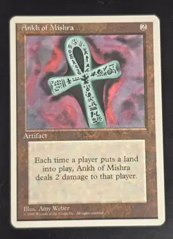 Ankh of Mishra 4th Edition Regular NM MTG Ships FAST - Image 1