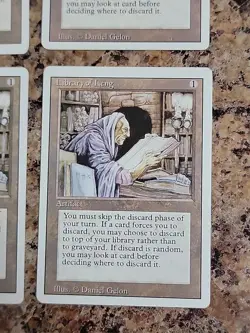 4x Library of Leng (Revised Edition, Uncommon, English) MTG Playset LP - Image 5