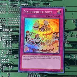 Madolchepalooza ABYR-EN074 Super Rare Abyss Rising 1st Edition Yugioh Trap Card - Image 1