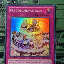 Madolchepalooza ABYR-EN074 Super Rare Abyss Rising 1st Edition Yugioh Trap Card - Image 2