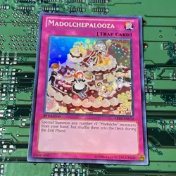 Madolchepalooza ABYR-EN074 Super Rare Abyss Rising 1st Edition Yugioh Trap Card - Image 5