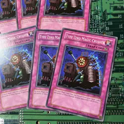 Type Zero Magic Crusher PSV-074 Common Trap Yugioh Card Pharaoh's Servant 8 - Image 2