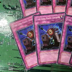 Type Zero Magic Crusher PSV-074 Common Trap Yugioh Card Pharaoh's Servant 8 - Image 3
