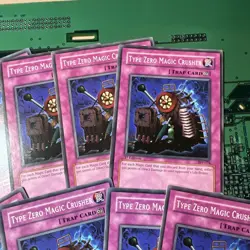 Type Zero Magic Crusher PSV-074 Common Trap Yugioh Card Pharaoh's Servant 8 - Image 5