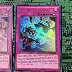Time Pendulumgraph PEVO-EN008 Ultra Pendulum Evolution 1st Edition Yugioh Trap 2 - Image 3