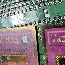 Treacherous Trap Hole PGL3-EN036 Gold Secret Rare 1st Edition Yugioh Card 2 - Image 5