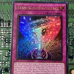 Transaction Rollback MZMI-EN038 Ultra Maze of Millennia 1st Edition Yugioh Card - Image 3